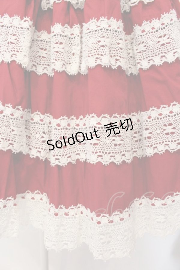 画像4: BABY,THE STARS SHINE BRIGHT / エリザベスワンピースセット  えんじ O-25-03-06-006-BA-OP-OW-OS (4)