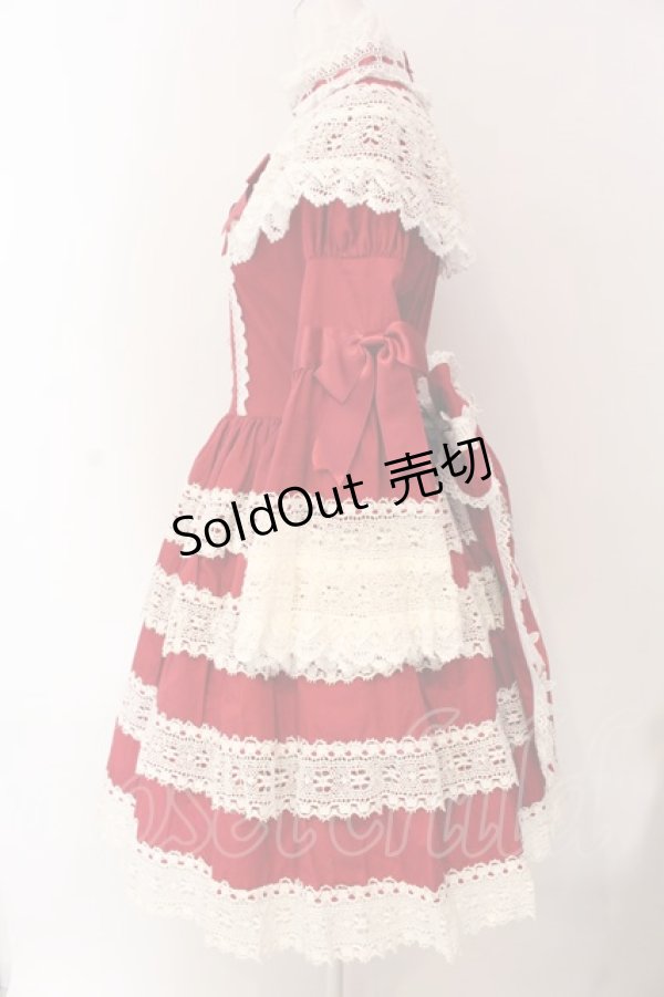 画像5: BABY,THE STARS SHINE BRIGHT / エリザベスワンピースセット  えんじ O-25-03-06-006-BA-OP-OW-OS (5)