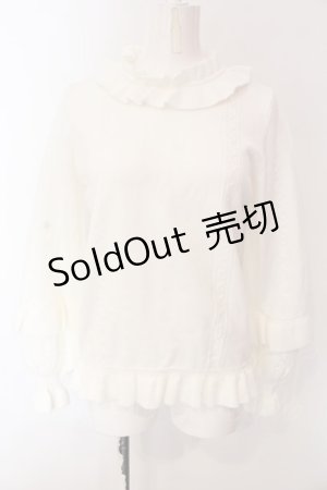 画像: MIST夕霧工作室（海外ロリィタ） / フリルニット M オフシロ O-25-03-06-067-LO-TO-IG-OS