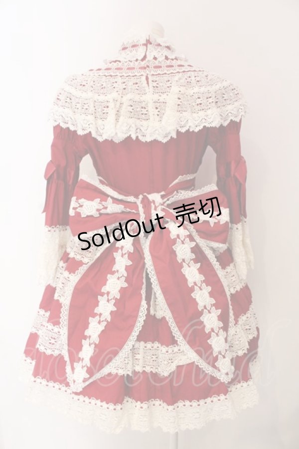 画像6: BABY,THE STARS SHINE BRIGHT / エリザベスワンピースセット  えんじ O-25-03-06-006-BA-OP-OW-OS (6)