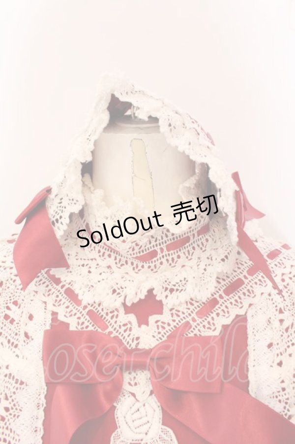 画像8: BABY,THE STARS SHINE BRIGHT / エリザベスワンピースセット  えんじ O-25-03-06-006-BA-OP-OW-OS (8)