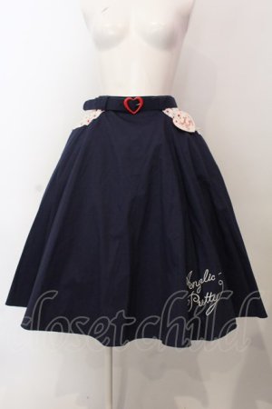 画像: Angelic Pretty / Milkshakeサーキュラースカート  ネイビー O-25-03-06-010-AP-SK-IG-OS