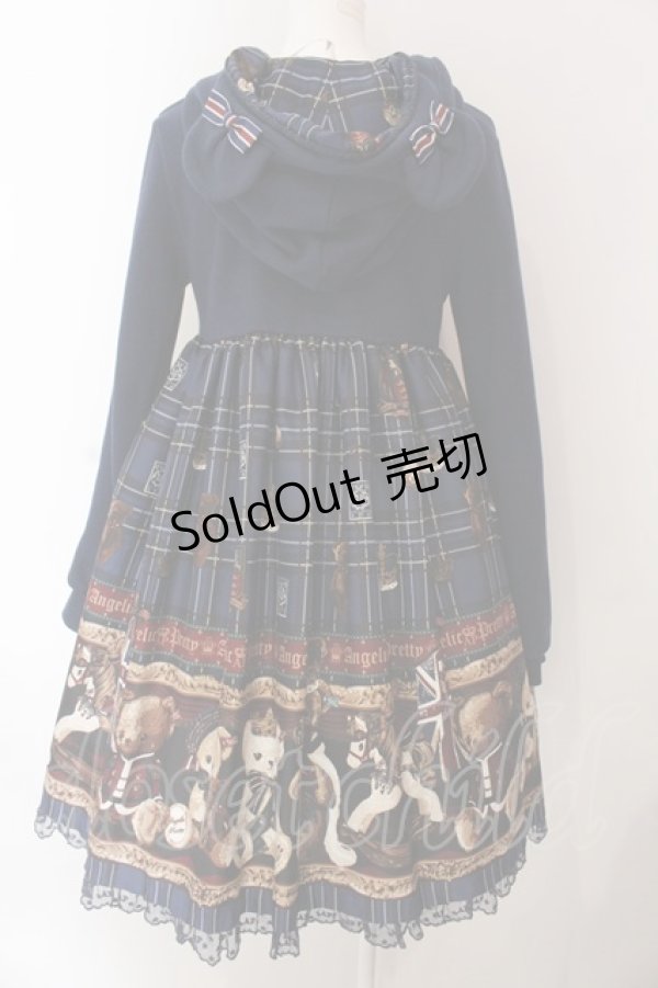 画像5: Angelic Pretty / British Bearカットワンピース  ネイビー O-25-03-06-011-AP-OP-IG-OS (5)