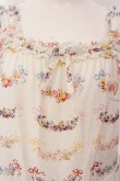 画像2: PINK HOUSE / le langage des fleurs ptミディワンピース  シロ×ラベンダー O-25-03-06-013-LO-OP-IG-OS (2)