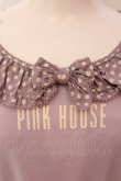 画像2: PINK HOUSE / 水玉プリント使いスムースワンピース  ラベンダー O-25-03-06-015-LO-OP-IG-OS (2)