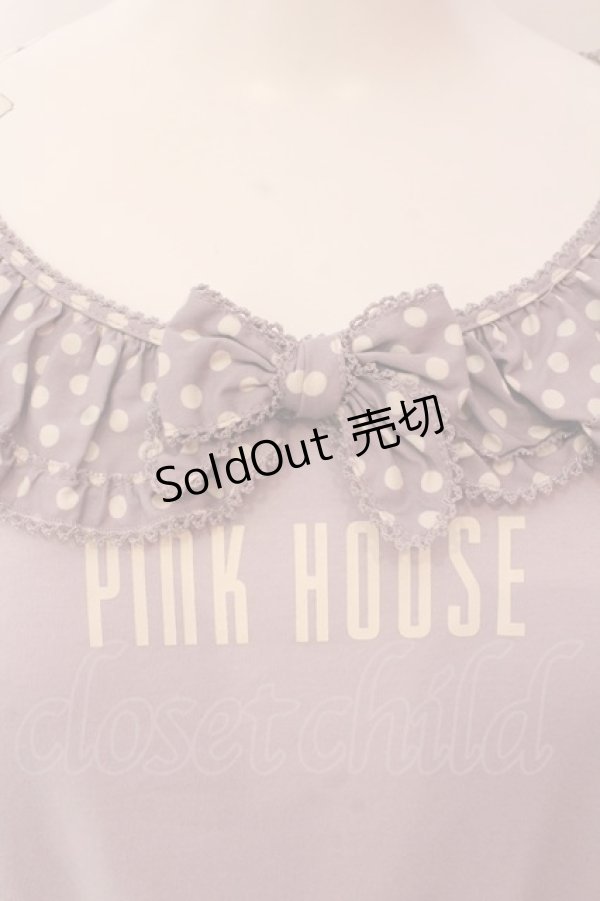 画像2: PINK HOUSE / 水玉プリント使いスムースワンピース  ラベンダー O-25-03-06-015-LO-OP-IG-OS (2)