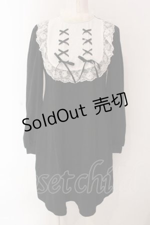 画像: Ank Rouge / スピンドルカットワンピース  クロ×シロ O-25-03-06-019-CA-OP-IG-OS