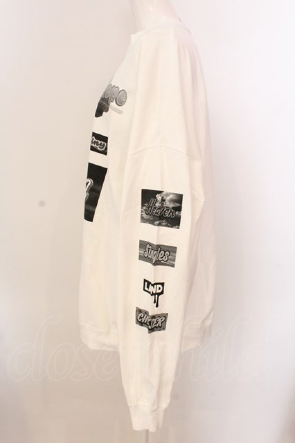 画像2: LAND by MILK BOY / CANDY LOGO L.S. TEE Tシャツ  ホワイト O-25-03-08-029-PU-TS-IG-ZT009 (2)