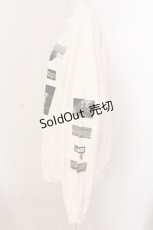 画像2: LAND by MILK BOY / CANDY LOGO L.S. TEE Tシャツ  ホワイト O-25-03-08-029-PU-TS-IG-ZT009 (2)