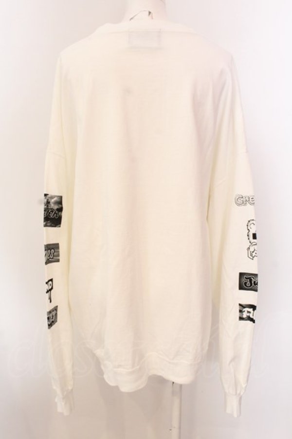 画像4: LAND by MILK BOY / CANDY LOGO L.S. TEE Tシャツ  ホワイト O-25-03-08-029-PU-TS-IG-ZT009 (4)