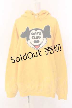 画像: MILKBOY / RATS CLUB HOODIE パーカー XL オレンジ O-25-03-08-031-MB-TO-IG-ZT