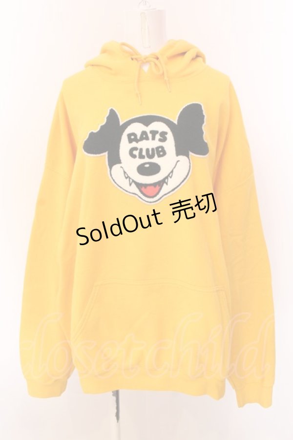 画像1: MILKBOY / RATS CLUB HOODIE パーカー XL オレンジ O-25-03-08-031-MB-TO-IG-ZT (1)