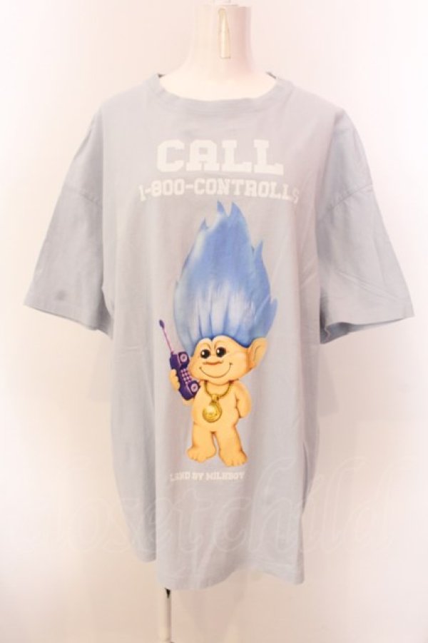 画像1: LAND by MILK BOY / TROLLS CALL TEE Tシャツ XXL サックス O-25-03-08-034-PU-TS-IG-ZY (1)