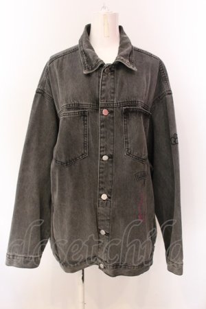 画像: LAND by MILK BOY / TROLLS Gジャン XL グレー系 O-25-03-08-037-PU-JA-IG-ZT096