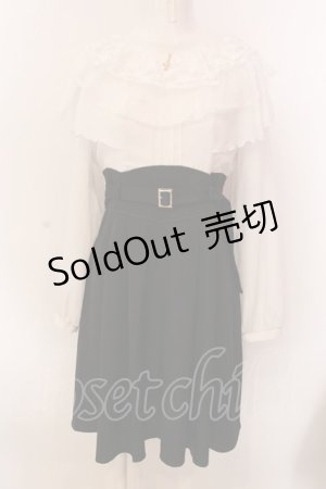 画像: axes femme POETIQUE / ケープデザインシスターワンピース  シロ×クロ O-25-03-08-053-AX-OP-IG-OS