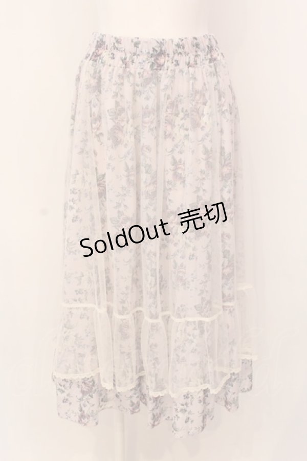 画像1: axes femme / マルチWAYレース花柄スカート F ピンク O-25-03-08-069-AX-SK-OW-OS (1)