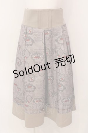 画像: axes femme POETIQUE / ストロベリーラベルタックスカート M ブラウン O-25-03-08-070-AX-SK-OW-OS