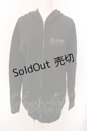画像: Deorart / ウイングptZIPパーカー L ブラック O-25-03-08-075-PU-TO-OW-OS