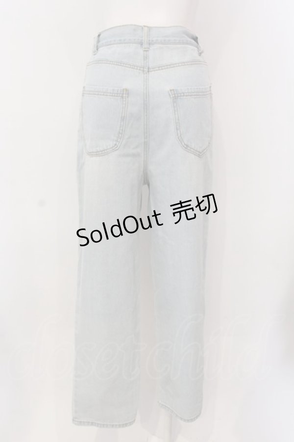 画像3: Fi.n.t / 【サイズ展開】ハイウエストストレートデニムパンツ 2 ライトインディゴ O-25-03-08-081-CA-PA-IG-ZT140 (3)