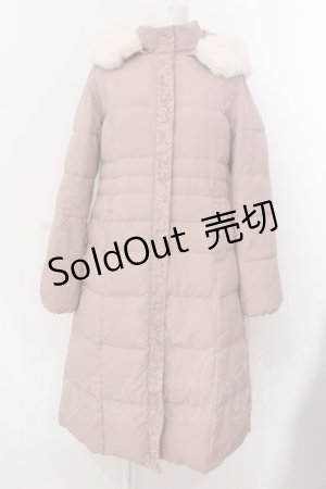 画像: axes femme / フード付きダウンコート M ピンク O-25-03-08-010-AX-CO-OW-OS