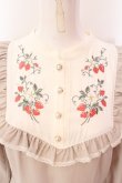 画像2: axes femme POETIQUE / ブロッキングベリー刺繍ワンピース M グレージュ O-25-03-08-015-AX-OP-OW-OS (2)