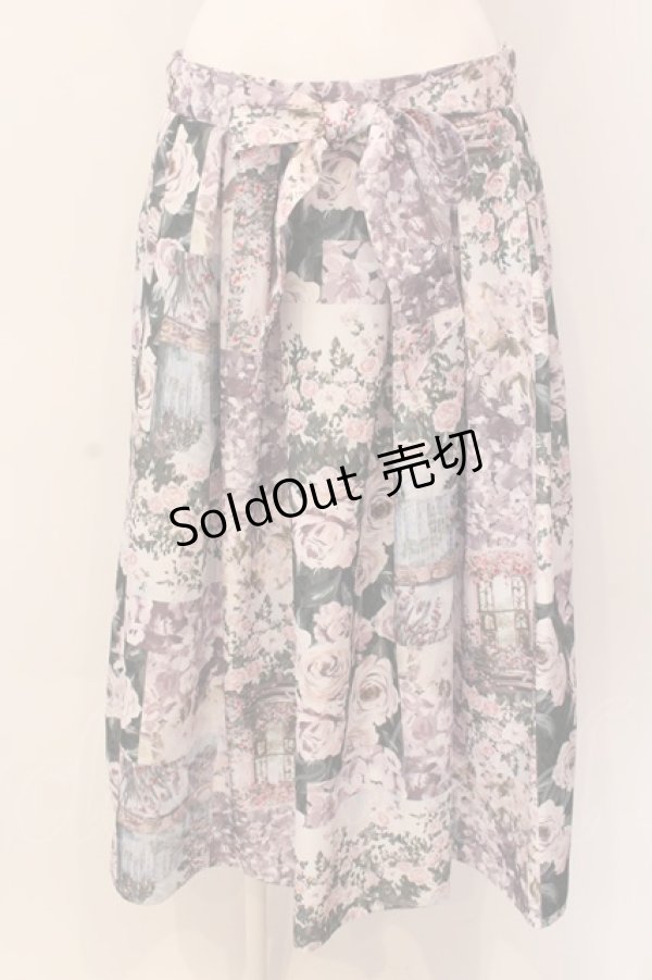 画像1: axes femme / パンテュールスカート F ラベンダー系 O-25-03-08-019-AX-SK-OW-OS (1)