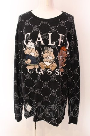 画像: GALFY / 紋紋ロンTee極 中型犬（L） ブラック O-25-03-08-023-PU-TO-OW-ZT361