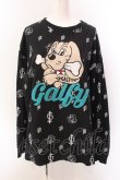 画像1: GALFY / ガルフィー長袖Tシャツ 中型犬（L） ブラック O-25-03-08-024-PU-TO-OW-ZT361 (1)