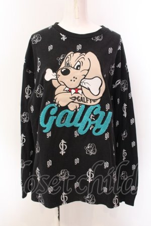 画像: GALFY / ガルフィー長袖Tシャツ 中型犬（L） ブラック O-25-03-08-024-PU-TO-OW-ZT361