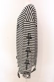 画像2: REFLEM / ダメージボーダーL/S Tee　カットソー F ブラック×ホワイト O-25-03-08-025-PU-TO-OW-OS (2)