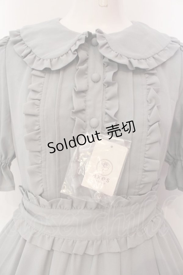 画像2: axes femme kawaii / ロマンティックフリルワンピース M ミント O-25-03-10-007-AX-OP-OW-OS (2)