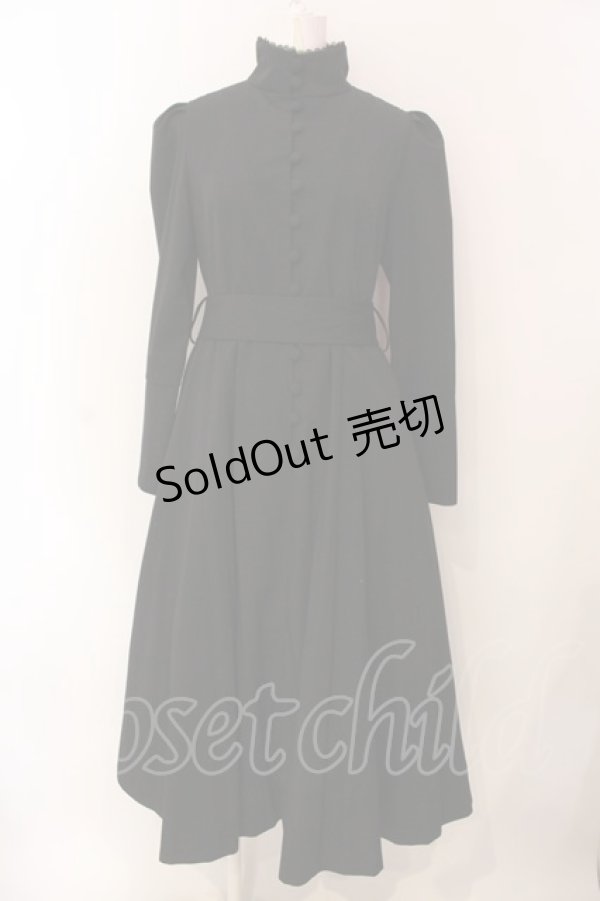 画像1: Sheglit / "Victorian"バッスルワンピース M ブラック O-25-03-10-008-EL-OP-OW-OS (1)