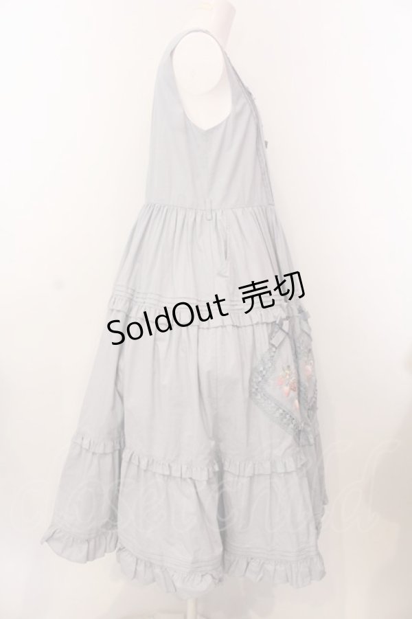 画像4: Nyanya / Strawberry Flowers on the Hill4.0ジャンパースカート M サックス O-25-03-10-001-EL-OP-OW-OS (4)