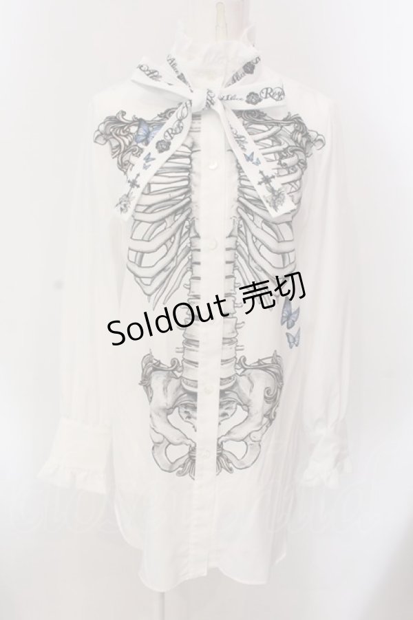 画像1: Royal Princess Alice / Witches' Familiar 粟木こぼねコラボ ブラウス  シロ O-25-03-10-021-LO-BL-OW-OS (1)