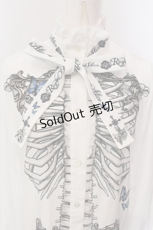 画像2: Royal Princess Alice / Witches' Familiar 粟木こぼねコラボ ブラウス  シロ O-25-03-10-021-LO-BL-OW-OS (2)