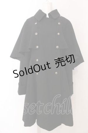 画像: ATELIER BOZ / アテュートミニコート  ブラック O-25-03-12-039-EL-CO-OW-OS