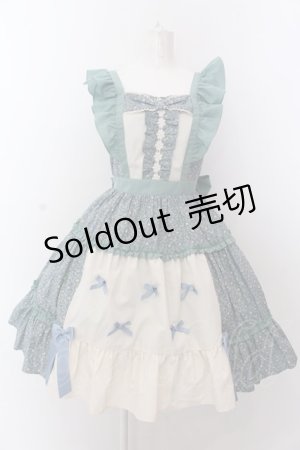画像: axes femme kawaii / ハミングフローラジャンスカ  グリーン O-25-03-12-004-AX-OP-IG-OS