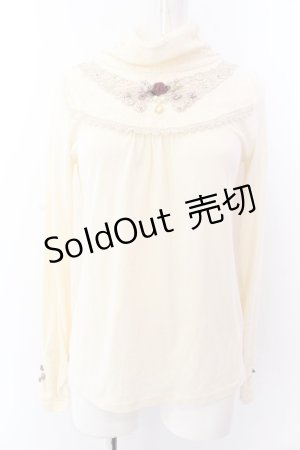 画像: axes femme / ガーデンタートルインナープルオーバー  アイボリー O-25-03-12-041-AX-TO-IG-OS