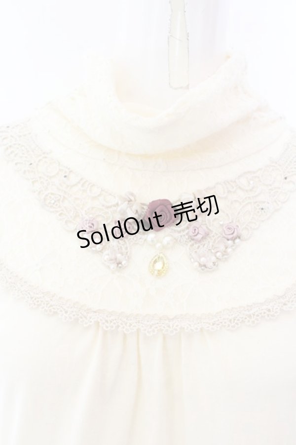 画像2: axes femme / ガーデンタートルインナープルオーバー  アイボリー O-25-03-12-041-AX-TO-IG-OS (2)