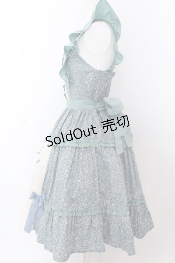 画像3: axes femme kawaii / ハミングフローラジャンスカ  グリーン O-25-03-12-004-AX-OP-IG-OS (3)