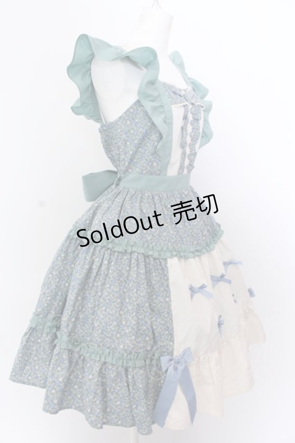 画像4: axes femme kawaii / ハミングフローラジャンスカ  グリーン O-25-03-12-004-AX-OP-IG-OS (4)