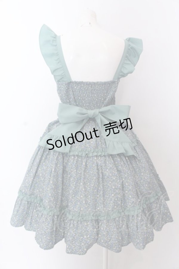 画像5: axes femme kawaii / ハミングフローラジャンスカ  グリーン O-25-03-12-004-AX-OP-IG-OS (5)