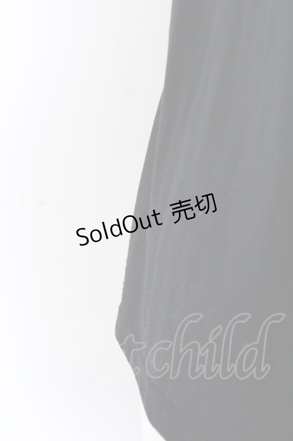 画像3: axes femme / ローズレーススリーブAラインTシャツ M クロ O-25-03-12-050-AX-TO-IG-OS (3)