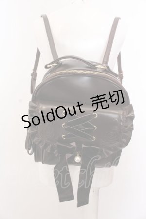 画像: axes femme POETIQUE / レースアップミニリュック  ブラウン O-25-03-12-066-AX-BG-OW-OS