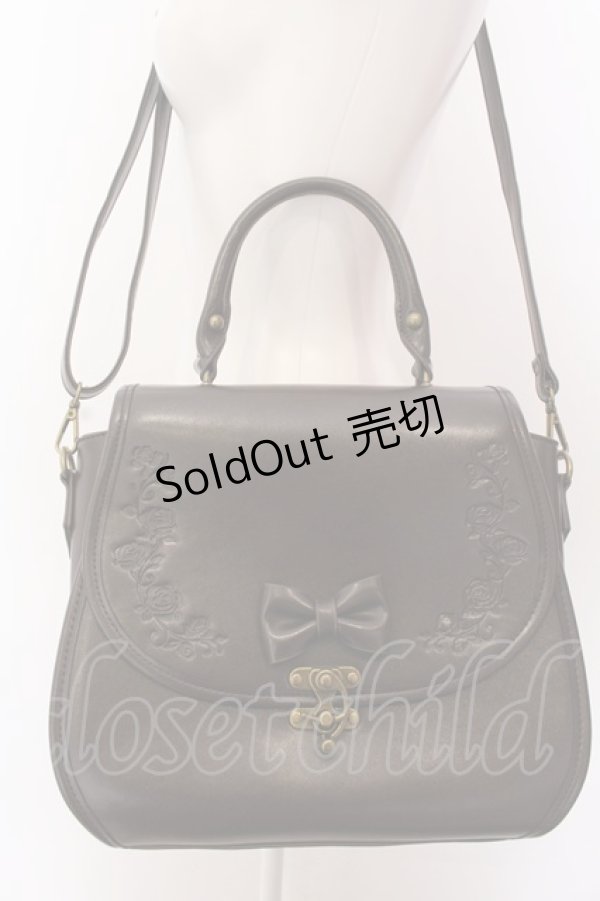 画像1: axes femme POETIQUE / クラシカル型押しバッグ  ブラウン O-25-03-12-067-AX-BG-OW-OS (1)