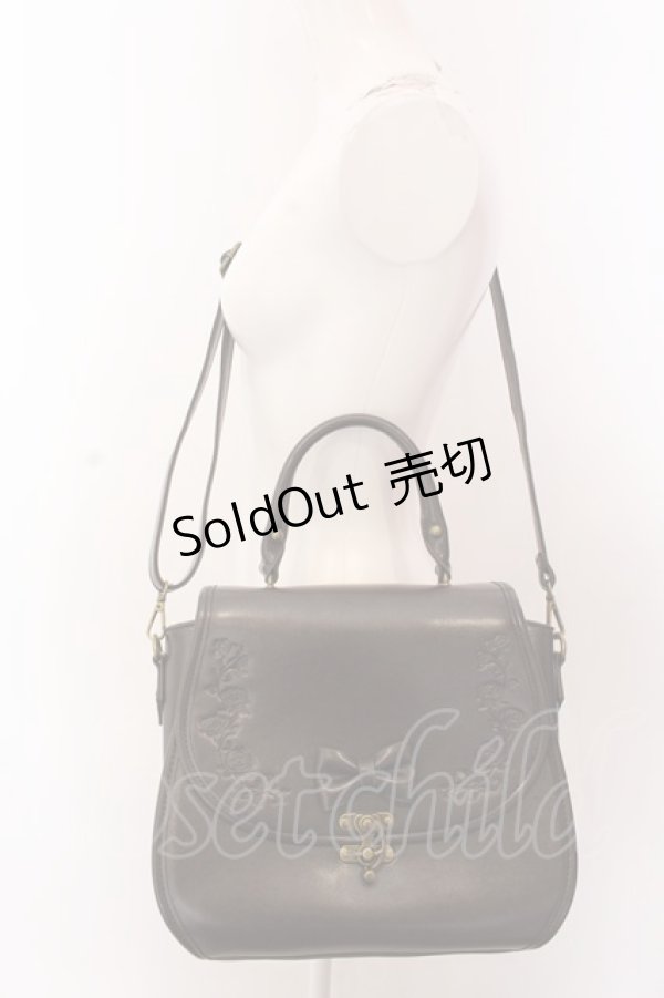 画像2: axes femme POETIQUE / クラシカル型押しバッグ  ブラウン O-25-03-12-067-AX-BG-OW-OS (2)
