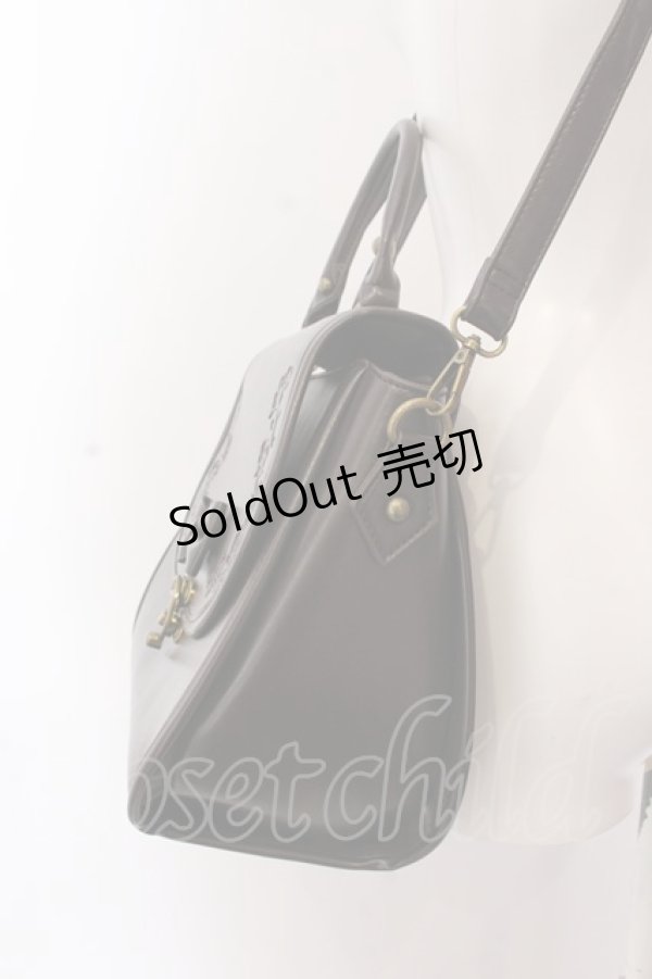画像4: axes femme POETIQUE / クラシカル型押しバッグ  ブラウン O-25-03-12-067-AX-BG-OW-OS (4)