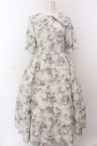画像1: m petit by misako / トワルドジュイワンピース L アイボリー×ブルー O-25-03-12-007-LO-OP-IG-OS (1)