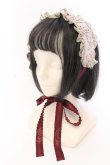 画像1: Victorian maiden / トワルドロココブーケヘッドドレス  バーガンディ O-25-03-12-080-CL-AC-OW-OS (1)