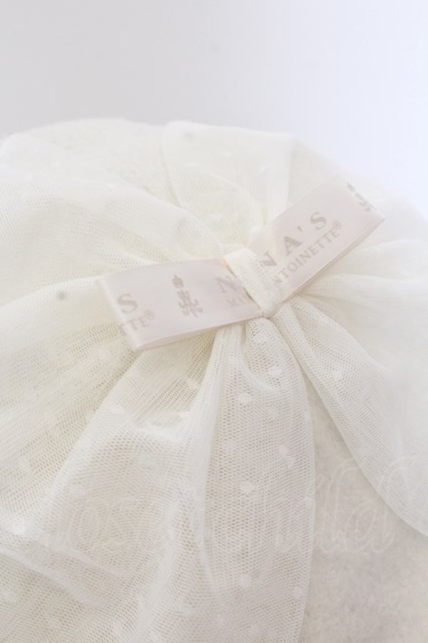 画像2: m petit by misako / NINA' Sコラボ リボンベレー 57.5ｃｍ キナリ O-25-03-12-081-LO-AC-OW-OS (2)